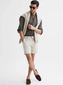 Reiss craie - Short chino casual Wicket coupe courte Best