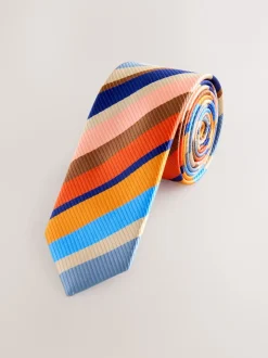 Next - Cravate (3-16 ans) Cravate à rayures multicolores Discount