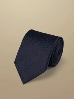 Charles Tyrwhitt Cravate en soie texturée Discount