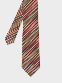 PS Paul Smith Cravate en soie Paul Smith Signatures Rayure 8cm Online