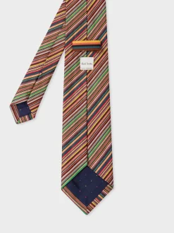 PS Paul Smith Cravate en soie Paul Smith Signatures Rayure 8cm Online