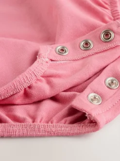 Next Cream / Personnage rose - Ensemble deux pièces salopette et body bébé (0mois-3ans) New