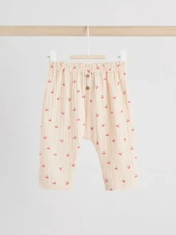 Next Cream/ cerise rouge - Hauts et Pantalons bébé à Manches longues Ensemble 2 pièces (0mois-2ans)
