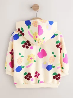 Next Cream Fruit - Sweat à capuche zippé (3mths-7yrs) Online