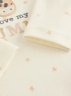 Next Cream girafe J’aime ma maman - Lot de 1 bodys bébé Clearance