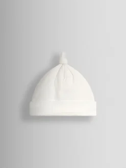 Jojo Maman Bébé Cream Renard - Chapeau bébé en coton biologique appliqué Hot