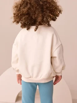 Next Cream Taco arc-en-ciel - Sweat à col ras du cou (3mths-7yrs) Best