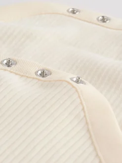 Next Crème - Bébé Manches courtes Bodysuits 5 Pack Clearance