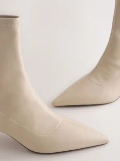 Next Crème - Bottes chaussettes Forever Comfort® à bout pointu Hot