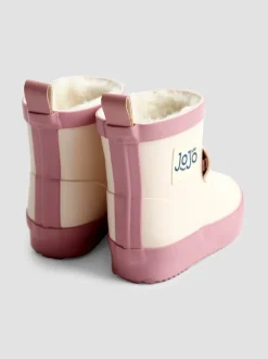 Jojo Maman Bébé Crème - Bottes de pluie imprimées courtes Discount