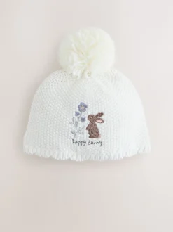 Next Crème - Chapeau Personnage lapin brodé Bébé (0mois-2ans) Sale