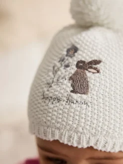 Next Crème - Chapeau Personnage lapin brodé Bébé (0mois-2ans) Sale