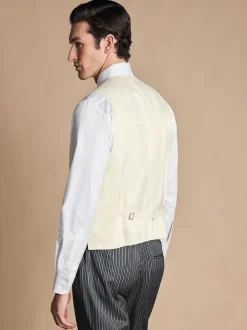 Charles Tyrwhitt Crème - costume Morning V2 ajustable : gilet New