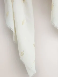 Next Crème - Écharpe légère imprimée en aluminium Online