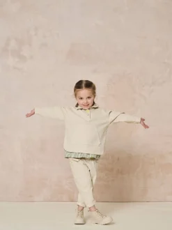 GEN Crème - Chemise à popover tissée New