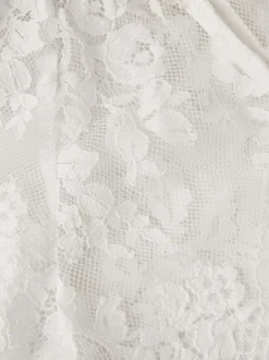 Monsoon Crème - Couverture Lola en dentelle à manches courtes Outlet