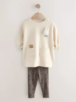 Next Crème - Ensemble Miffy Robe sweat et legging (3mois-7ans)