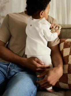 Next - Ensemble Pull et Leggings en maille Bébé 2 Pièces (0mois-3ans) Crème Hot