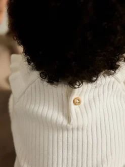 Next - Ensemble Pull et Leggings en maille Bébé 2 Pièces (0mois-3ans) Crème Hot