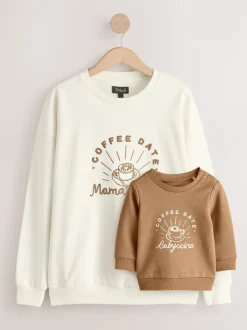 Next Crème - Ensemble sweat-shirt de grossesse court Online
