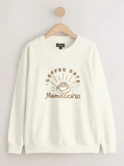 Next Crème - Ensemble sweat-shirt de grossesse court Online