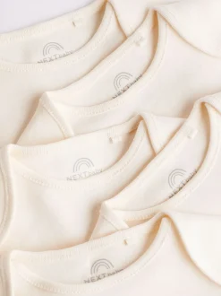 Next Crème - Essential Baby Manches courtes Bodysuits 5 Pack Outlet