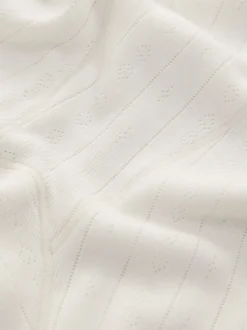 Next Crème - Leggings en maille pointelle douillette haute taille thermique