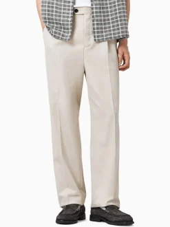 All Saints Crème - Pantalon droit AllSaints Tallis Sale