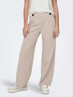 JDY Crème - Pantalon large Hot