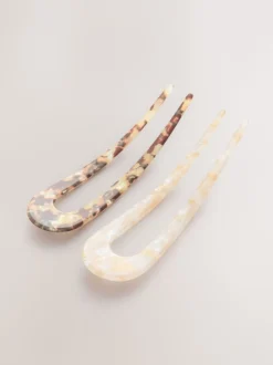 Next Crème - Épingle à cheveux en résine Hot