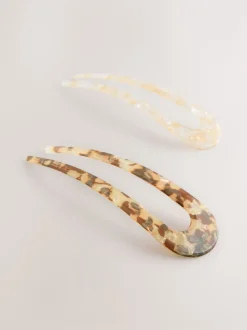 Next Crème - Épingle à cheveux en résine Hot