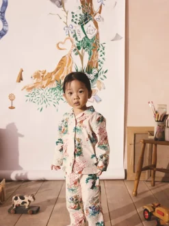 Next Crème - Pyjama Cath Kidston Great Ormond Street boutonné Discount