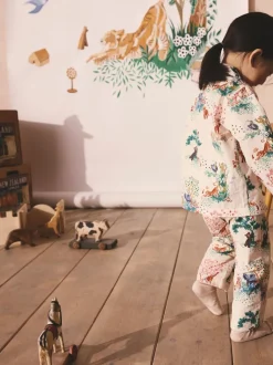 Next Crème - Pyjama Cath Kidston Great Ormond Street boutonné Discount