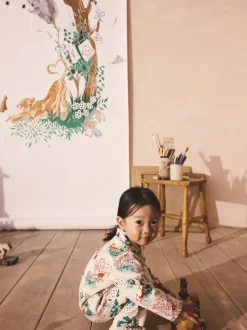 Next Crème - Pyjama Cath Kidston Great Ormond Street boutonné Discount