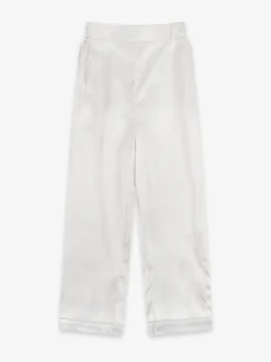 The Little Tailor Crème - Pyjama de Noël boutonné en satin pour enfant Hot