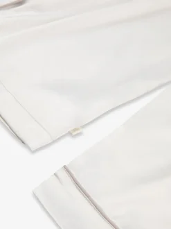 The Little Tailor Crème - Pyjama de Noël boutonné en satin pour enfant Hot