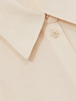 Reiss Crème - Millie Ceinturé Beach Cover-Up Combinaison Hot