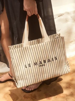 Next Crème - Sac à bandoulière en toile structurée Clearance