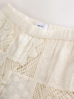 Next Crème - Short d’été au crochet