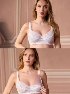 Seraphine Crème - Soutien-gorge d’allaitement Emelia noir à armatures en dentelle Online