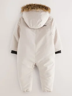 Superdry - Everest Combinaison de ski Crème Clearance