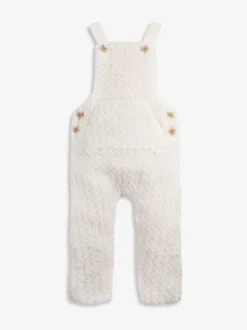 The Little Tailor Crème - Ensemble salopette et body en polaire sherpa épaisse bébé Sale