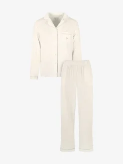 The Little Tailor Crème - Pyjama de Noël en velours doux de luxe Discount