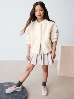 Next Crème - Veste Sunflower en peau de mouton (3-16ans) Discount