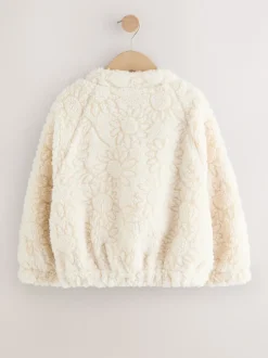 Next Crème - Veste Sunflower en peau de mouton (3-16ans) Discount