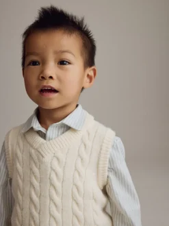 Next Crème écru - Ensemble gilet et chemises en tricot (3mths-7yrs) Hot