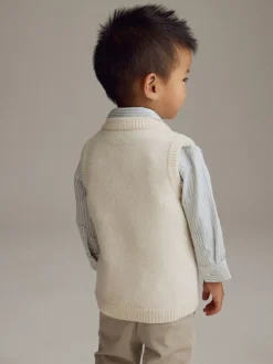 Next Crème écru - Ensemble gilet et chemises en tricot (3mths-7yrs) Hot