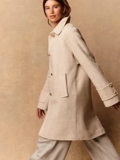 Next Crème écru - Manteau Dolly New