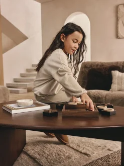 Next - Pyjama en laine polaire (9mths-16yrs) Crème côtelée Best