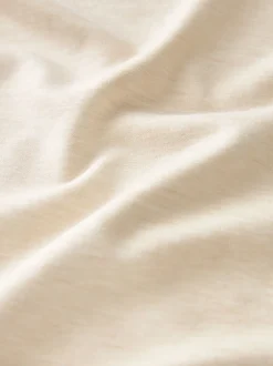 Next - T-shirt Manche courte Col ras du cou lourd Crème d'avoine Best